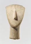 Head and neck from a marble figure by Celia H. Romani
