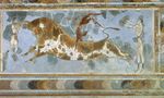 Bull-Leaping Fresco (ca. 1450-1400 BC) by Jordan Wolfe