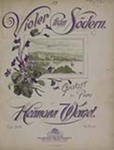Violer från Sodern by Hermann Wenzel (1863-1944)