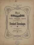 Drei Clavierstücke by Bernhard Stavenhagen (1862-1914)