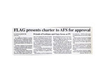 FLAG presents charter to AFS for approval: Friends of Lesbians and Gays forms at FU